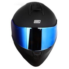 Origine Dinamo Mat Siyah Kask Mavi Camlı XL