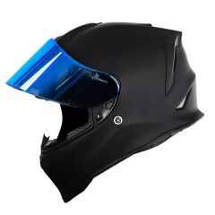 Origine Dinamo Mat Siyah Kask Mavi Camlı 2XL