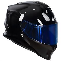 Origine Dinamo Parlak Siyah Kask Mavi Camlı 2XL