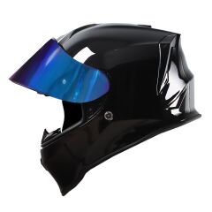 Origine Dinamo Parlak Siyah Kask Gökkuşağı Camlı XL