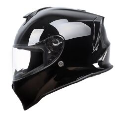 Origine Dinamo Parlak Siyah Kask Şeffaf Camlı XL