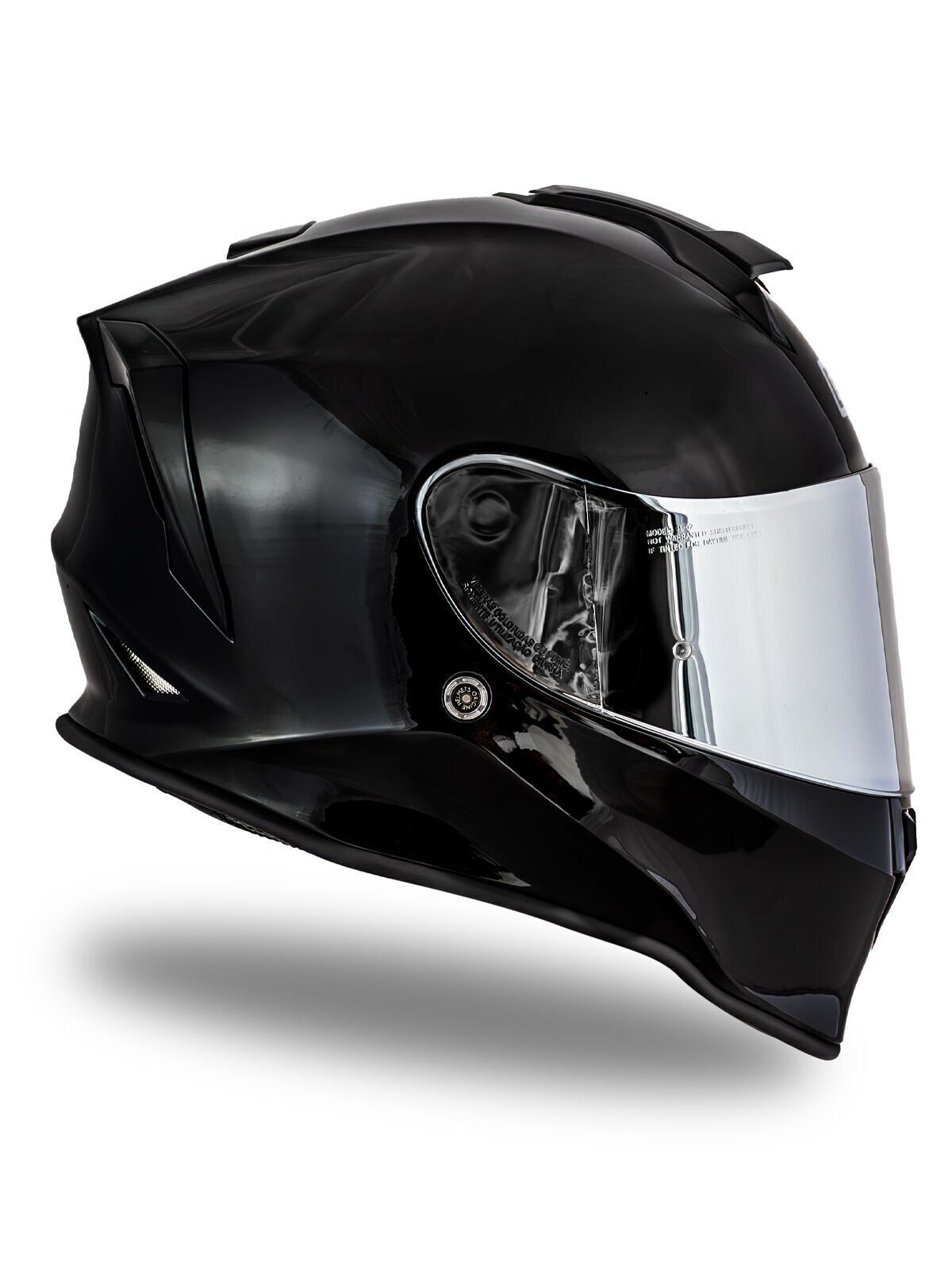 Origine Dinamo Parlak Siyah Kask Gri Camlı M