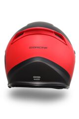 Origine Palio 2.0 Scout Mat Siyah-Kırmızı Güneş Vizörlü Açık Kask Gökkuşağı Camlı XL