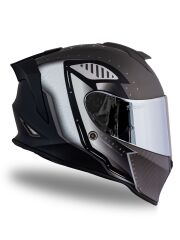 Origine Dinamo Evo Bunker Siyah-Beyaz-Antrasit Kask Gri Camlı XL