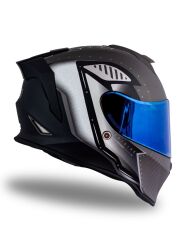 Origine Dinamo Evo Bunker Siyah-Beyaz-Antrasit Kask Mavi Camlı XL