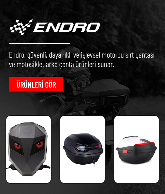 Endro Motorcu Sırt Çantası ve Motosiklet Arka Çanta